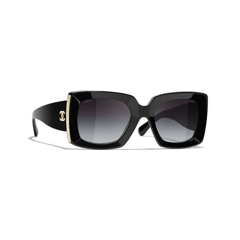 chanel sunglasses gold frame|chanel 5435 a sunglasses.